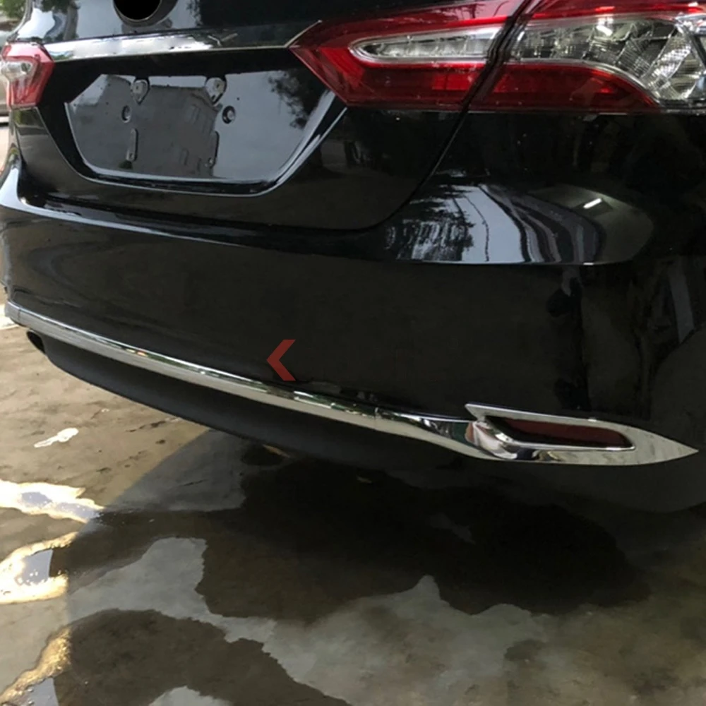 Хромированная Задняя Крышка багажника для Toyota Camry LE XLE, автомобильные аксессуары, защитная полоса багажника