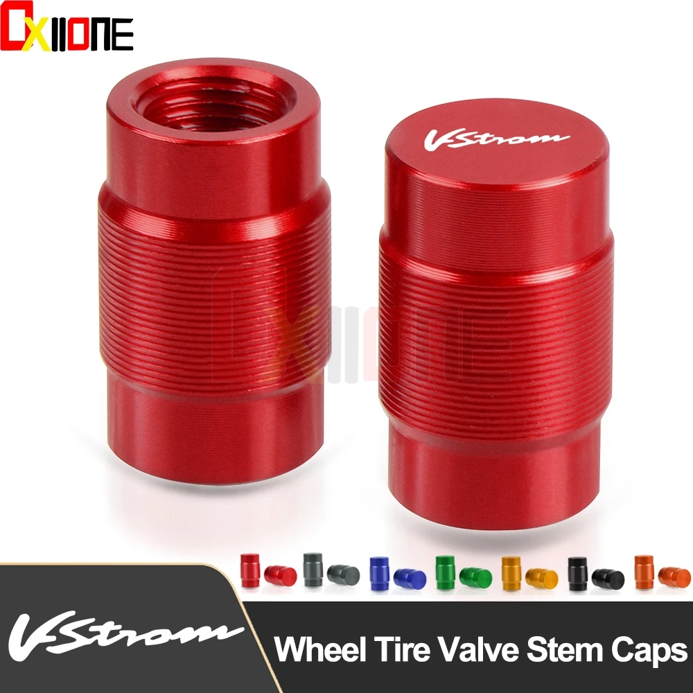 

For Suzuki DL 1000 650 250 V-storm Motorcycle Aluminum Wheel Tire Valve Stem Caps DL1000 DL650 DL250 VSTROM 2002-2018 Parts