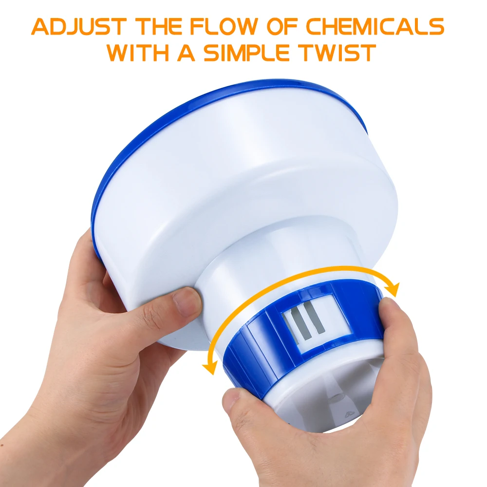 Плавающий химический диспенсер хлора термометр для плавательного бассейна