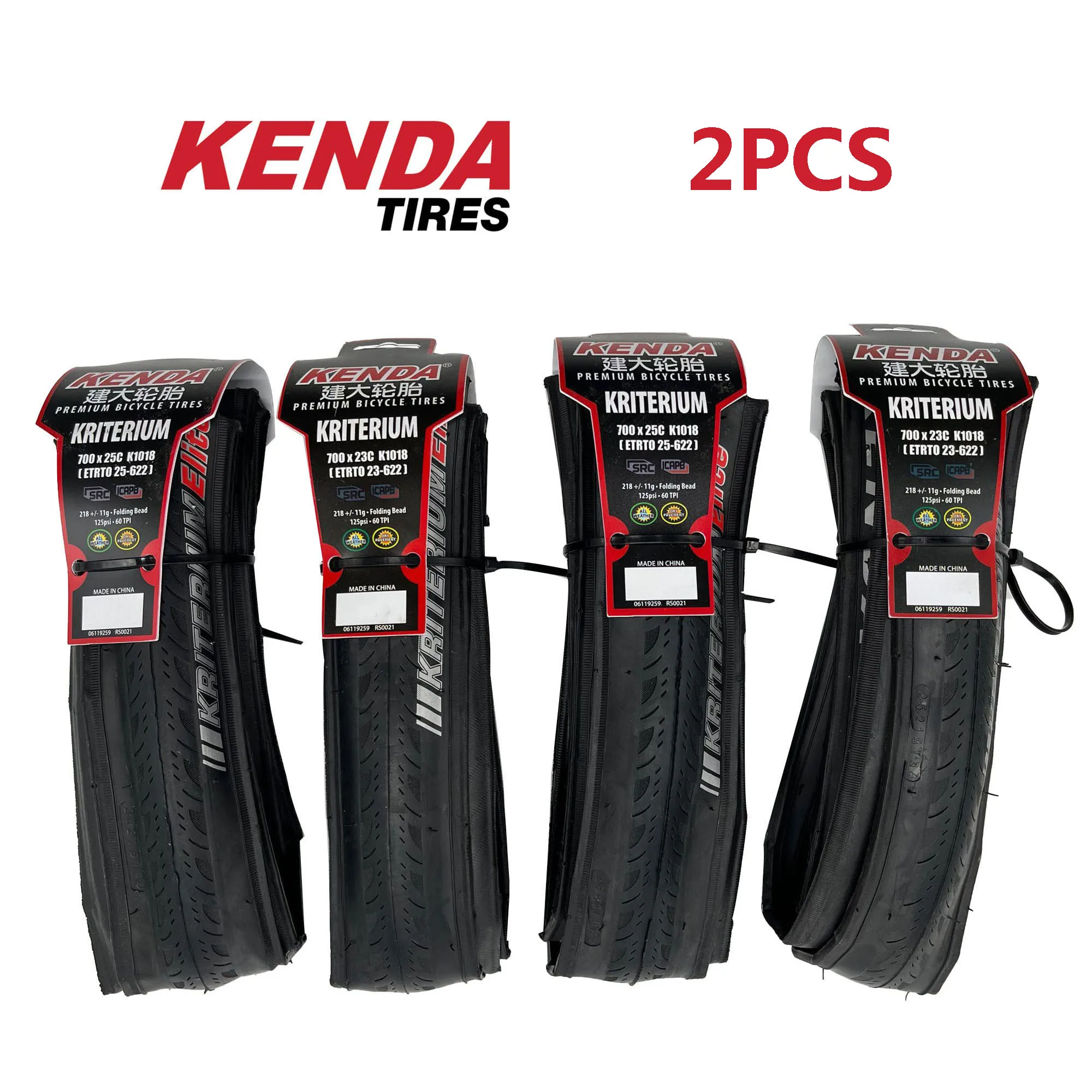 2PCS New KENDA KRITERIUM (K1018) BICYCLE tires 700x23c 700x2