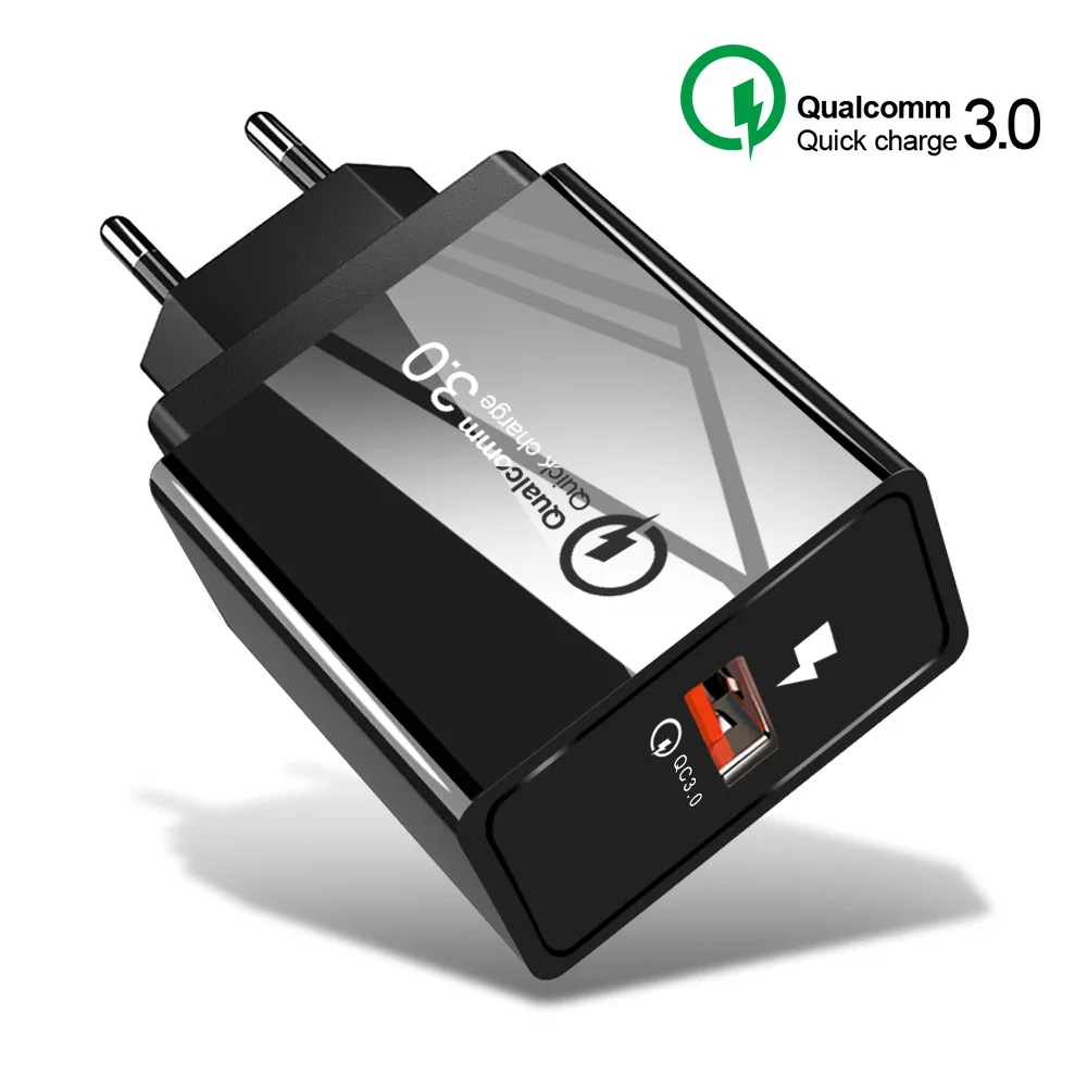 Зарядное устройство USB quick charge 3 0 для iPhone X 8 samsung S9 Xiaomi 9 huawei mate 20 p30 зарядное