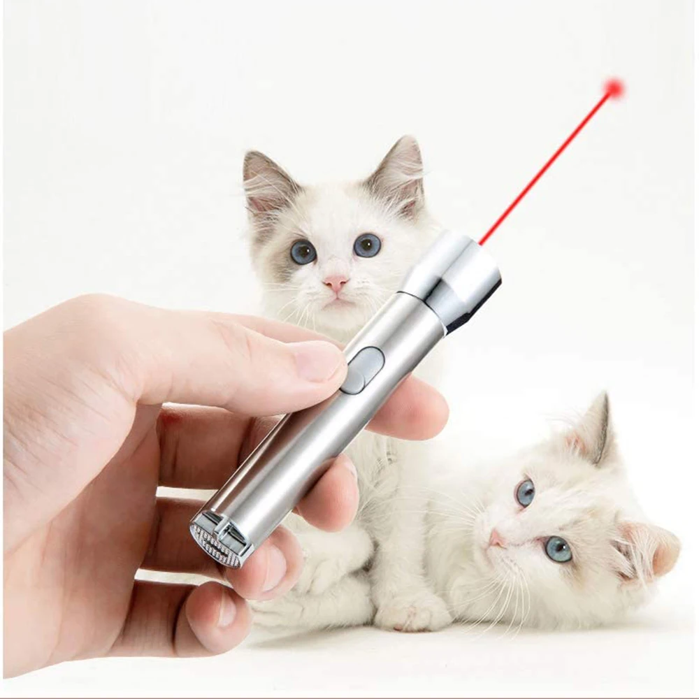 

Cat And Dog Toys Pet Laser Pointer Toys Led Laser Cat Toys Red Dot Laser Pointer Cat Tease Stick Interactive Toys Pet Products