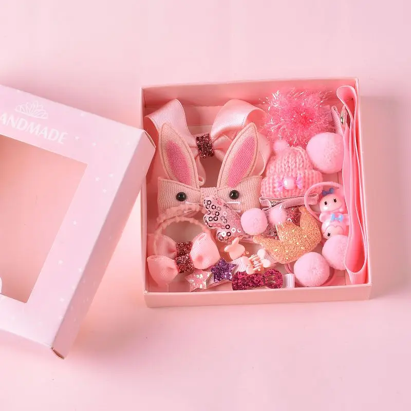 18 шт. заколки для волос в изысканной подарочной коробке набор милых аксессуаров