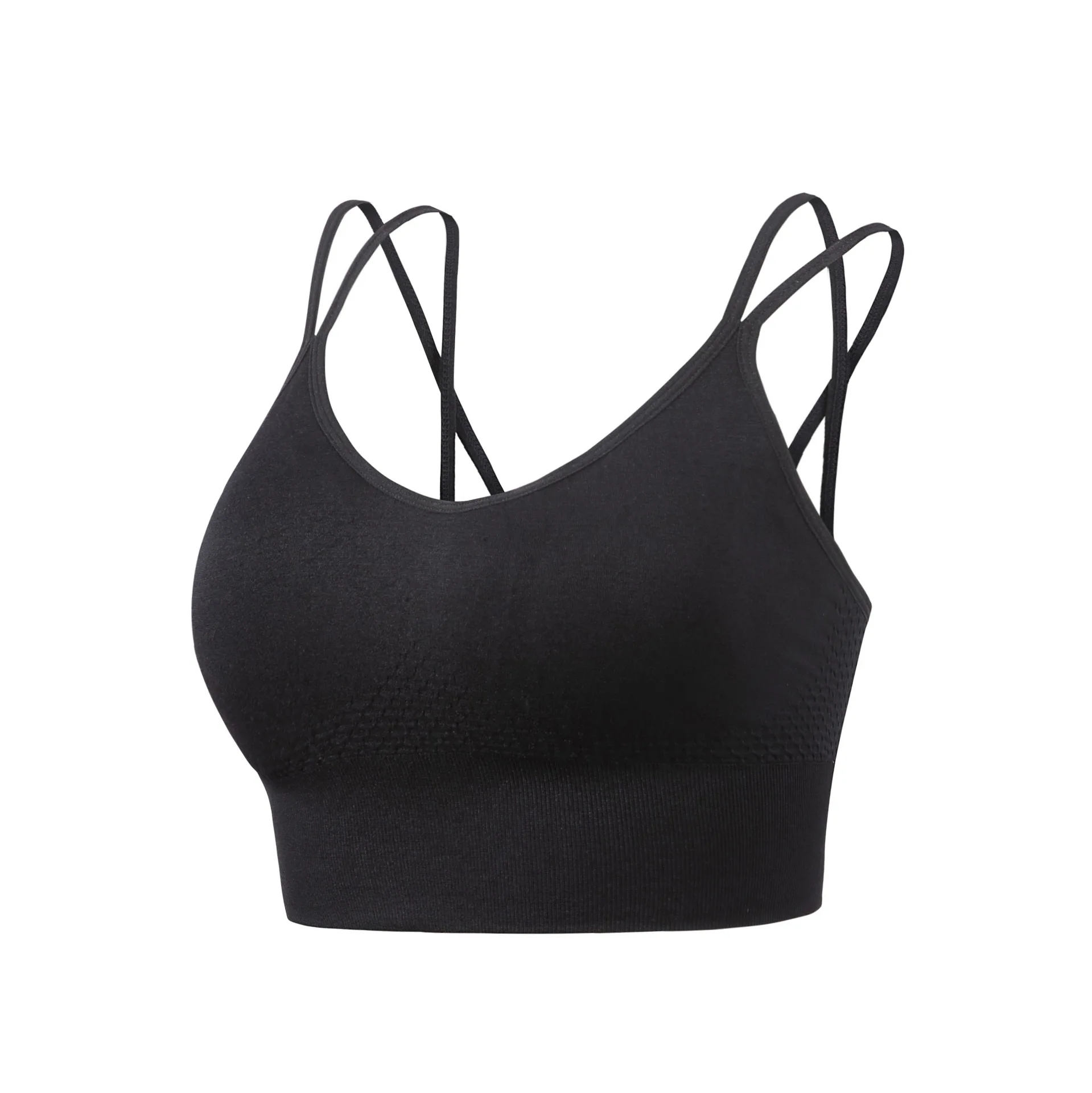 

NEW Women Breathable Sports Bra Anti-sweat Shockproof Padded Sports Bra Yoga Top Athletic Gym Running Fitness Workout Sport Top