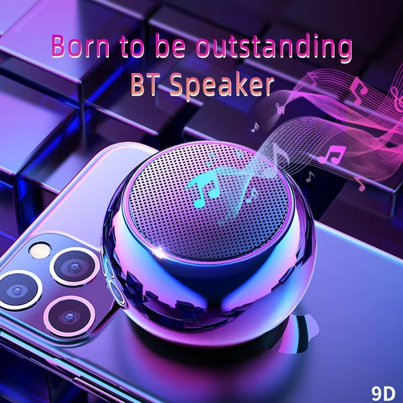 Мини Bluetooth-динамик Caridite M3 беспроводной сабвуфер портативный динамик спортивный