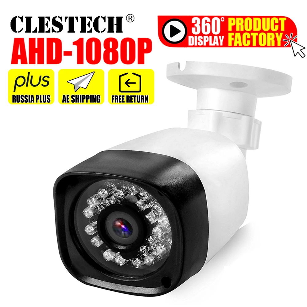 Full AHD CCTV мини камера 720P/960P/1080P SONY IMX323 HD цифровая 2.0MP водонепроницаемая ip66 24LED