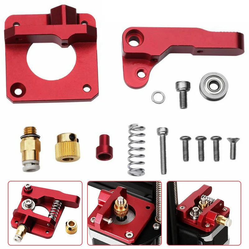 

3D Printer Parts 1 Set Aluminium Upgrade Block bowden extruder Replacement For Creality Ender 3 CR-10/10S Extruder kit Parts
