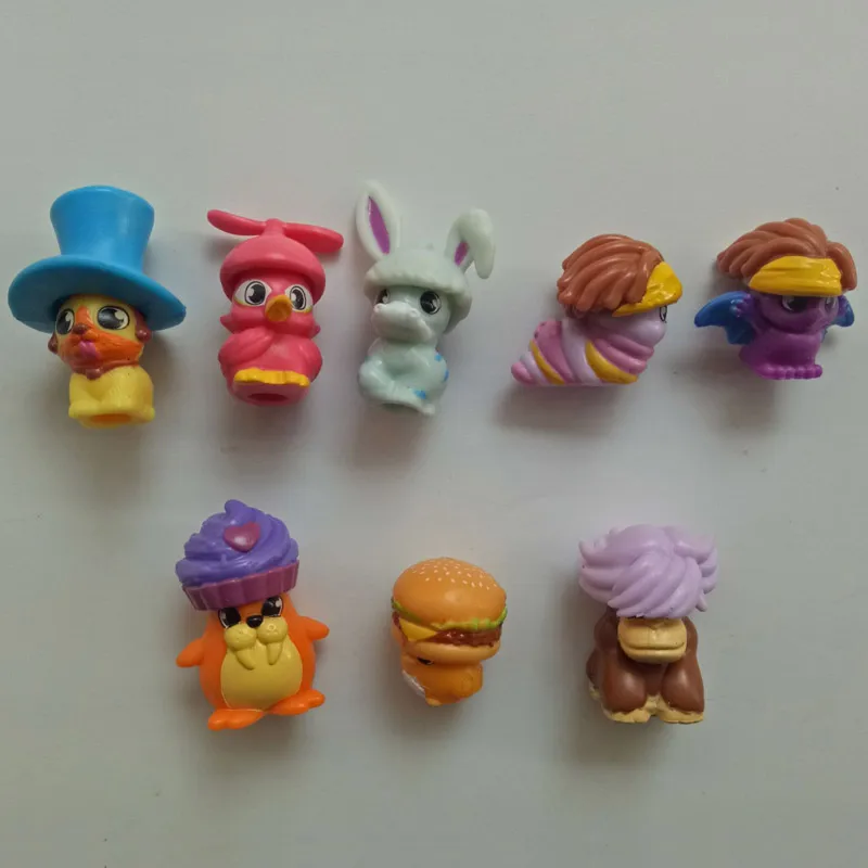 10 шт./лот аниме Мультяшные милые животные с шапкой 2019 новая игра ПВХ фигурка