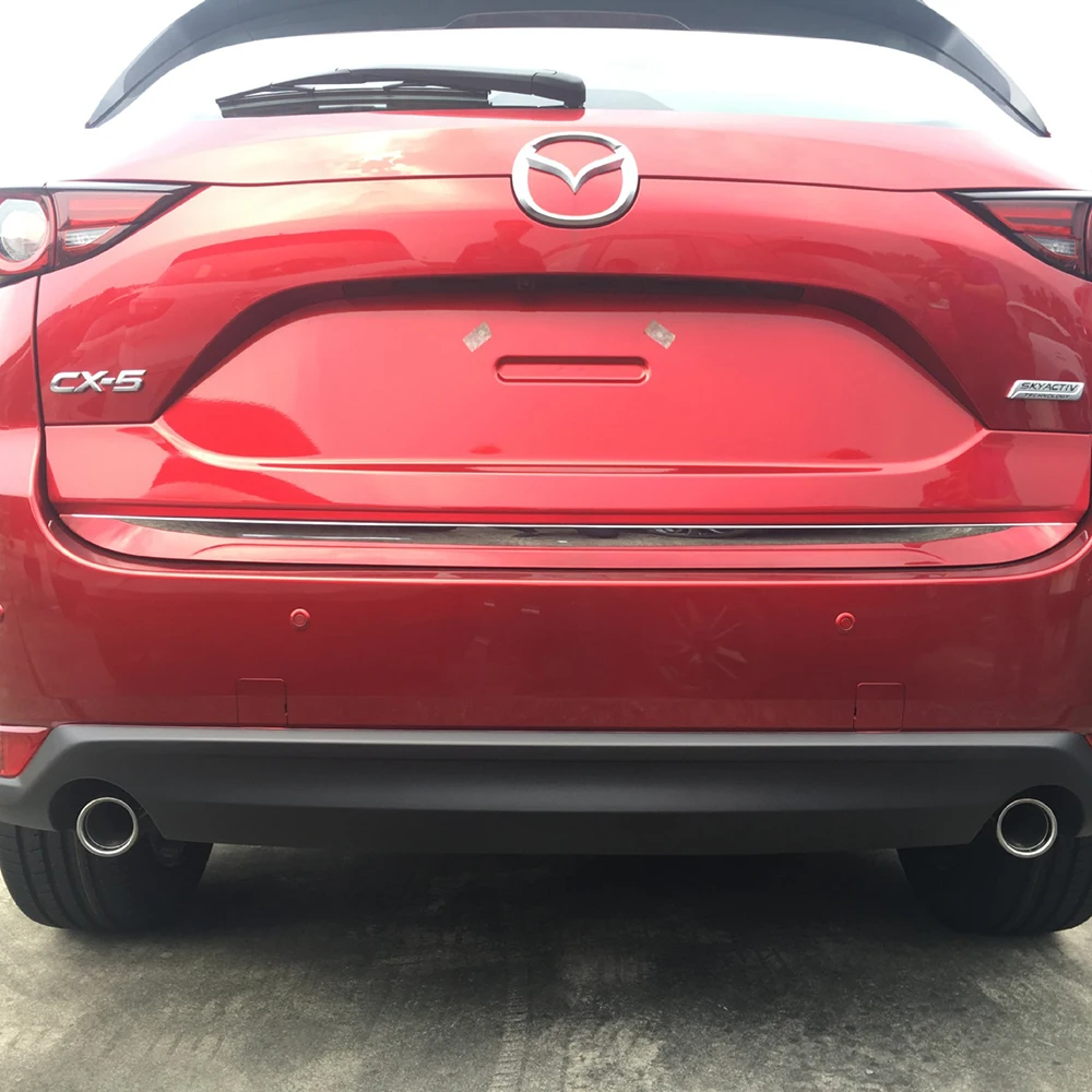 Хромированные аксессуары из АБС-пластика 1 шт. крышка багажника обшивка для Mazda CX5