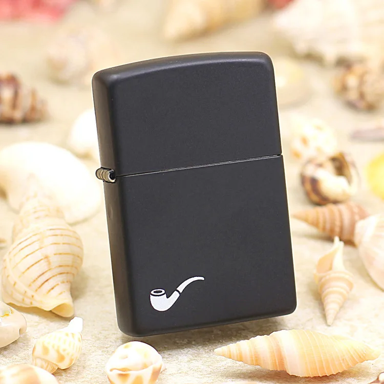 Оригинальная масляная Зажигалка Zippo черная матовая трубка керосиновые зажигалки