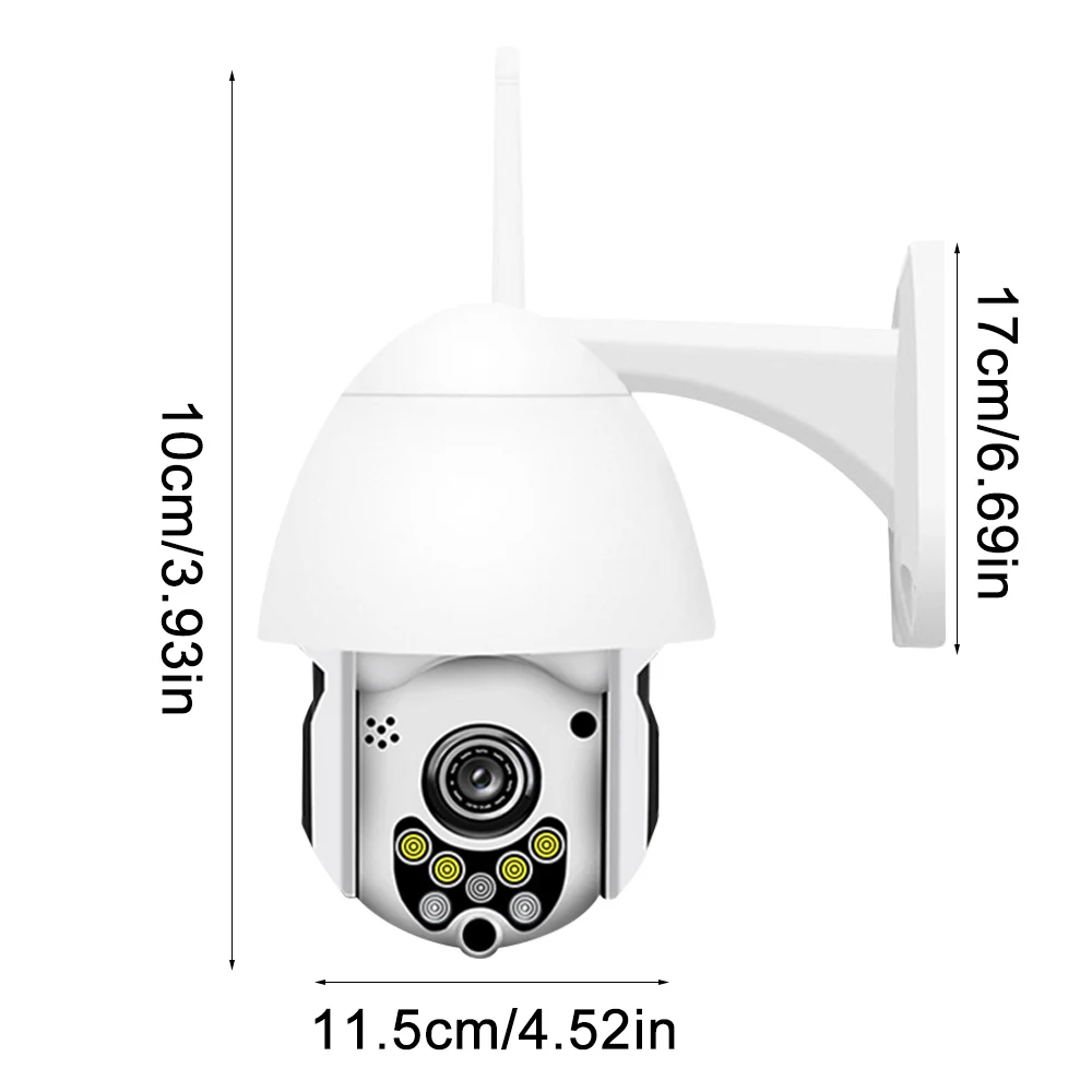 Наружная Водонепроницаемая 1080P Беспроводная скоростная Wifi камера наблюдения NetCam