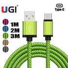 UGI 1 м2 м3 м 3  10 футов USB C зарядное устройство Type-C для USB синхронизация данных зарядный плетеный кабель для Samsung S9 S10 для HUAWEI P30 планшет Лот