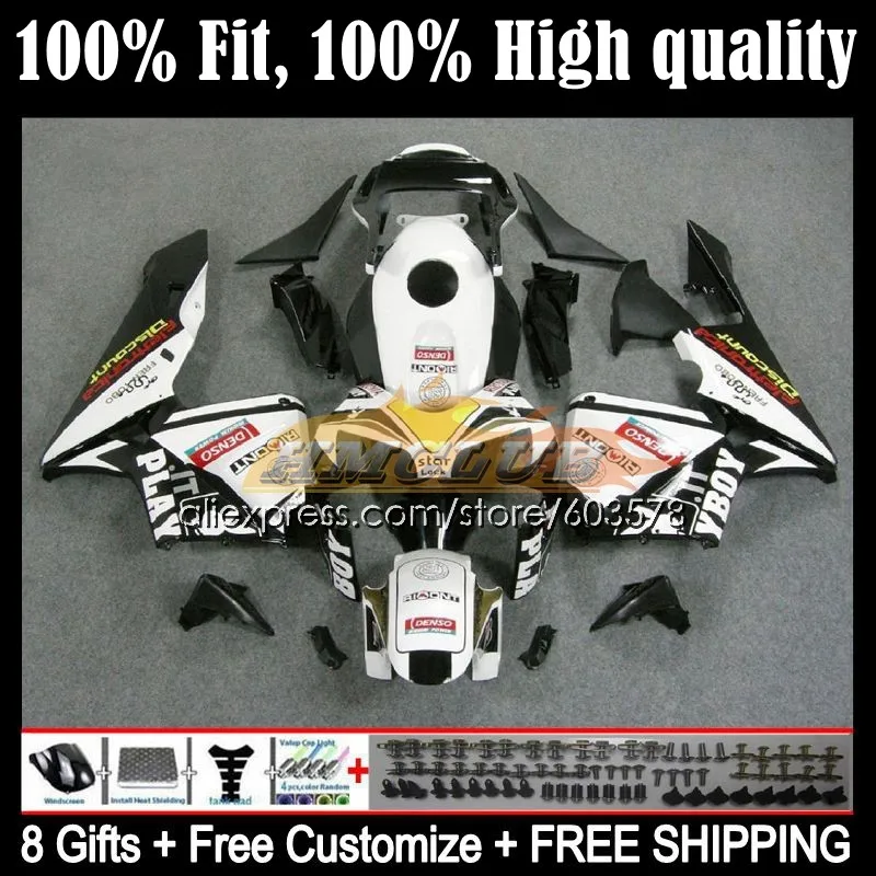 

Инъекция для HONDA CBR 600RR 600F5 CBR600RR 82CL.53 CBR600F5 CBR 600 RR F5 03 04 CBR600 RR 2003 2004 OEM Обтекатели с белым пламенем