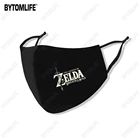 Маска для рта Nintendo Zelda дышащая многоразовая из полиэстера с классическим принтом