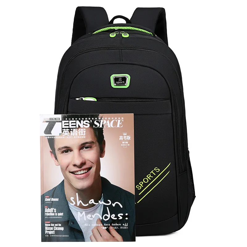 Водонепроницаемый нейлоновый рюкзак для ноутбука 17 дюймов мужские уличные