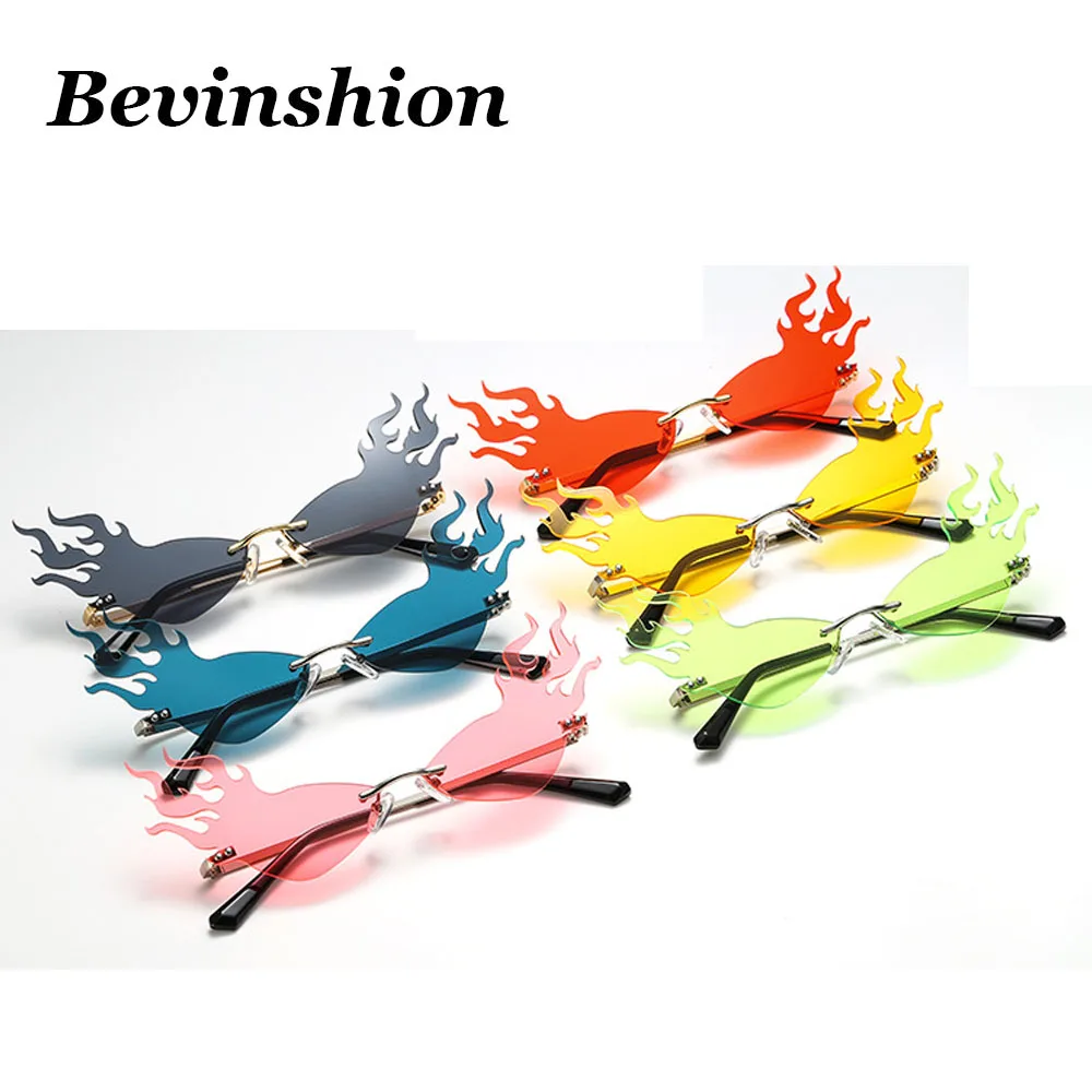 Новое поступление 2020 Модные солнцезащитные очки кошачий глаз стиль пламени