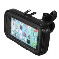 motorcycle bike handlebar 5 5 inch waterproof bag case cell phone gps mount holder