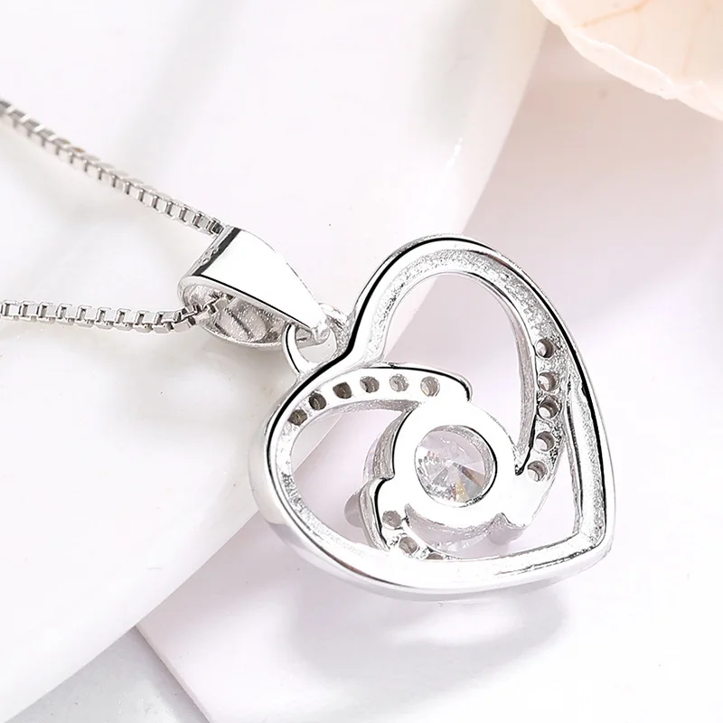 2021 модное ювелирное ожерелье кулон в форме сердца простая и универсальная