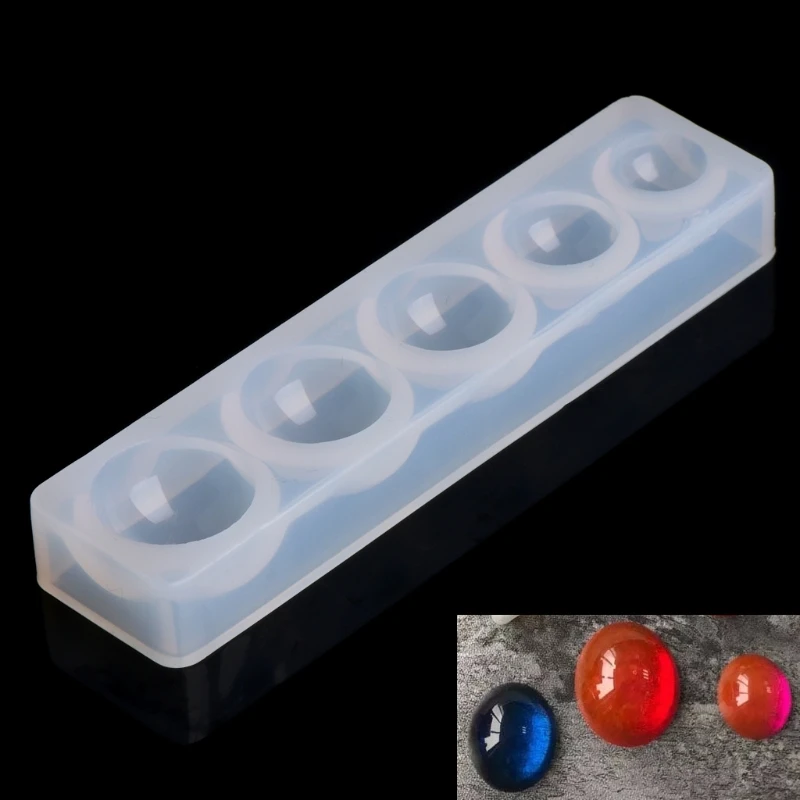 Круглая силиконовая форма для кабошона ювелирные изделия из смолы ожерелье