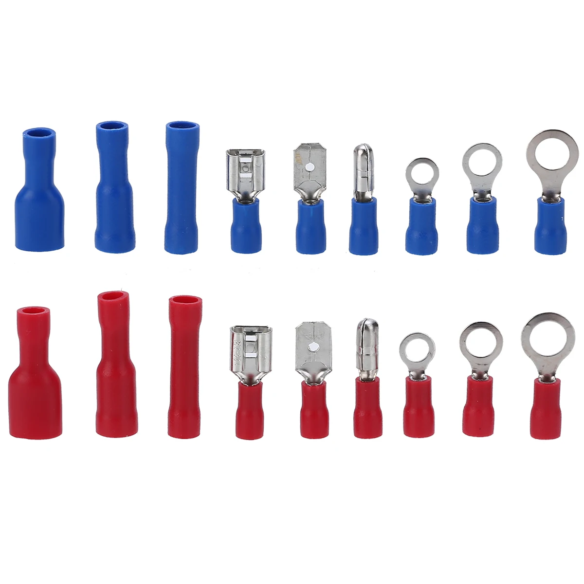 450 шт Электрические Изолированные клеммы кабельные наконечники плоская Вилка