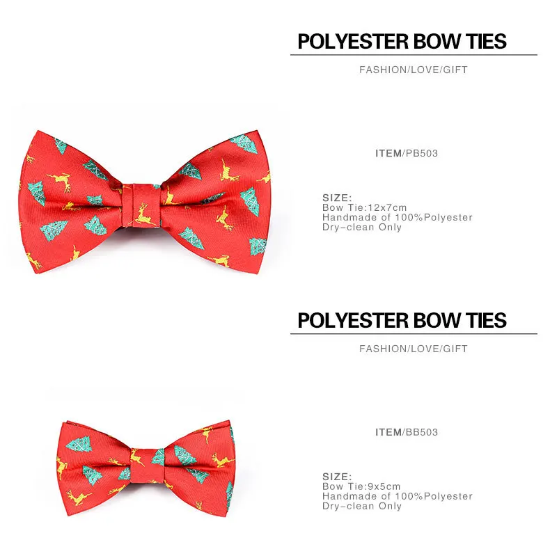 Christmas Parent-Child BowTies Children Bow Tie for Boys Family Men Kids Father Mother Son Daughter Festival Party Accessories
