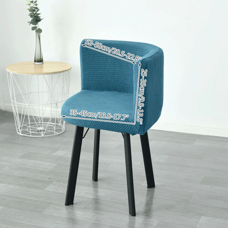 1/2/4/6 шт изогнутые чехлы на стулья однотонный флис дуги задняя Кухня обеденный для