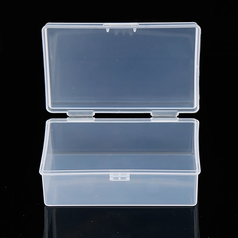 Прозрачные пластиковые коробки 4 шт. 66x97x32 мм контейнер для игральных карт