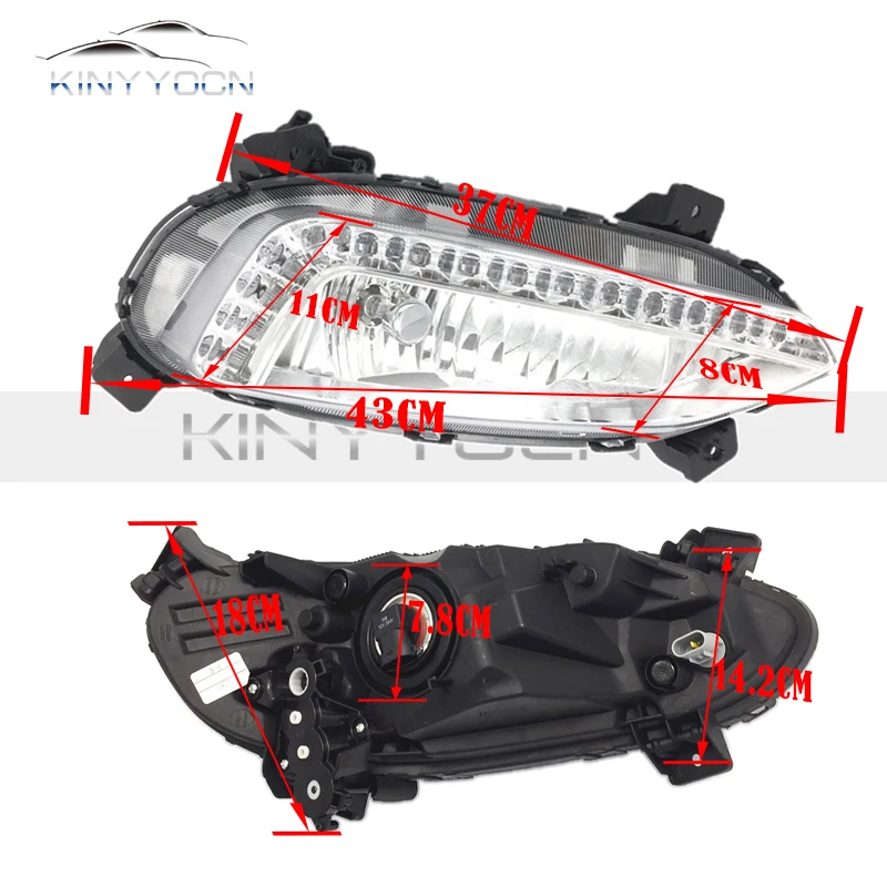 Противотумансветильник фары для Hyundai Santa Fe SantaFe IX45 2013 2014 2015 светодиодный
