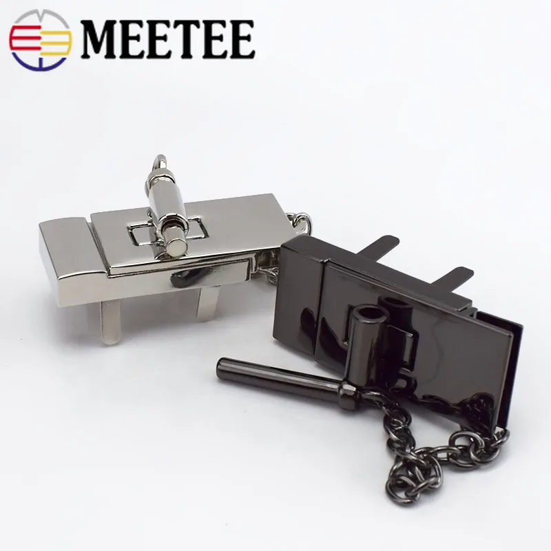 1/2/5 шт Meetee прямоугольник поворотный замок на сумку пряжки переключатель сумки