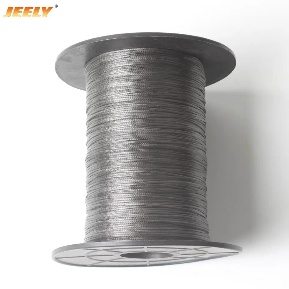 JEELY 145lbs 0 8 мм 1000 м 16 плетений UHMWPE волоконная лебедка буксировочная линия Spectra |