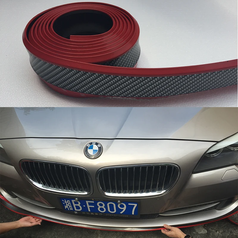 Универсальный внешний комплект губ переднего бампера полоса для автомобильного