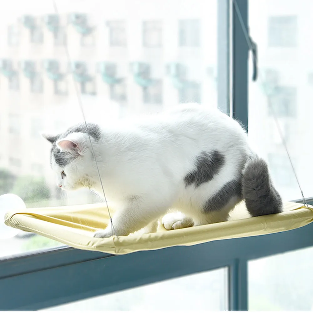 

Suction Cup Cat Hanging Seat Bed Window Sill Lounge Hammocks Cosy Carrier Sofa Nest for Kitten Pet Supplies