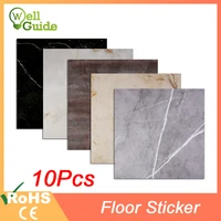 10pcs wall stickers self adhesive waterproof marble pvc floor sticker bathroom living room renovation decals wall ground decor