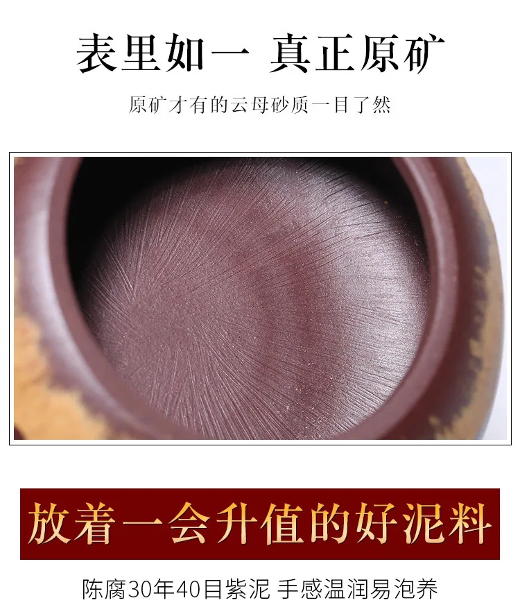Yixing Zisha чайник знаменитый ручной работы чайный набор кунг-фу Hong Yun Dang Tou JingZhou Shipiao горшок Золотая рыбка меняющий цвет чайный горшок