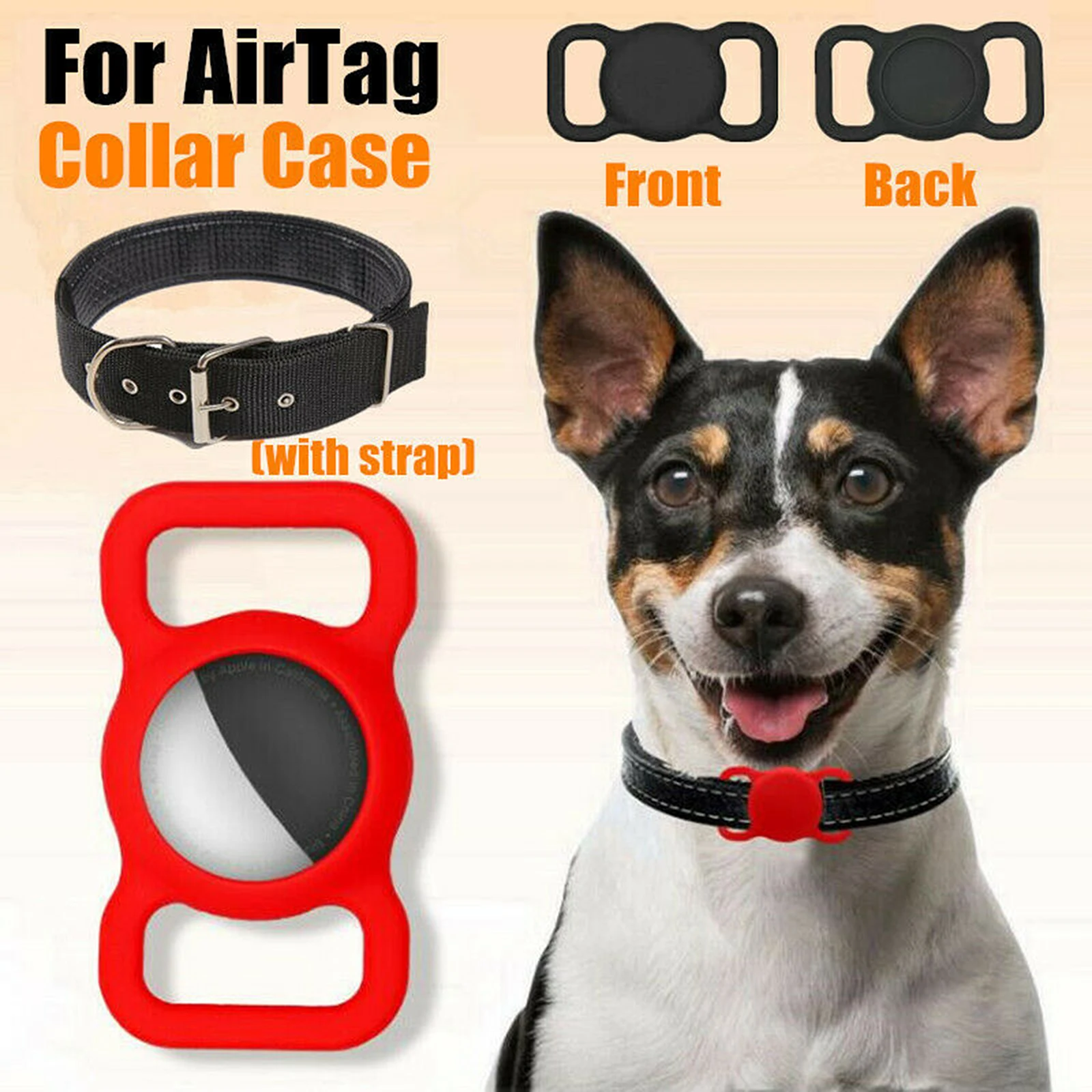 pet silicone protective case gps finder dog cat smart wearable device for apple airtags bluetooth compatible trackers free global shipping