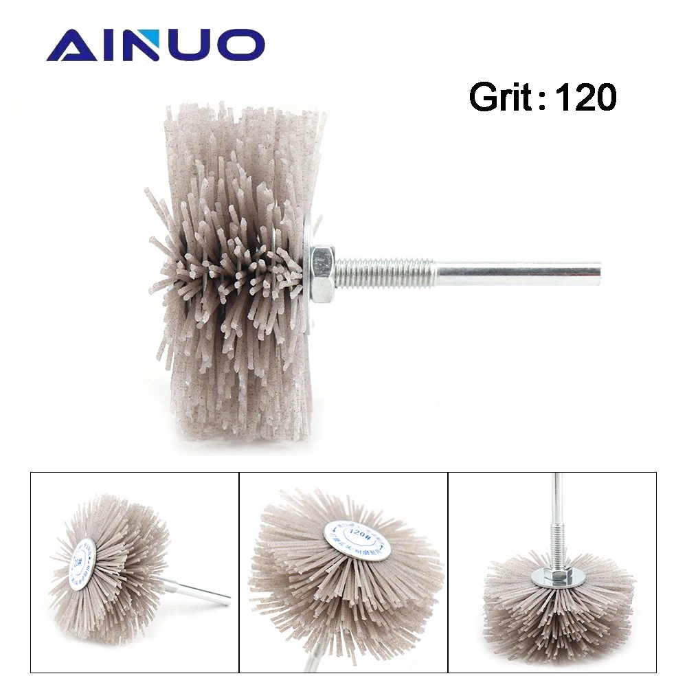 Абразивный проволочный шлифовальный круг нейлоновая кисть для полировки дерева