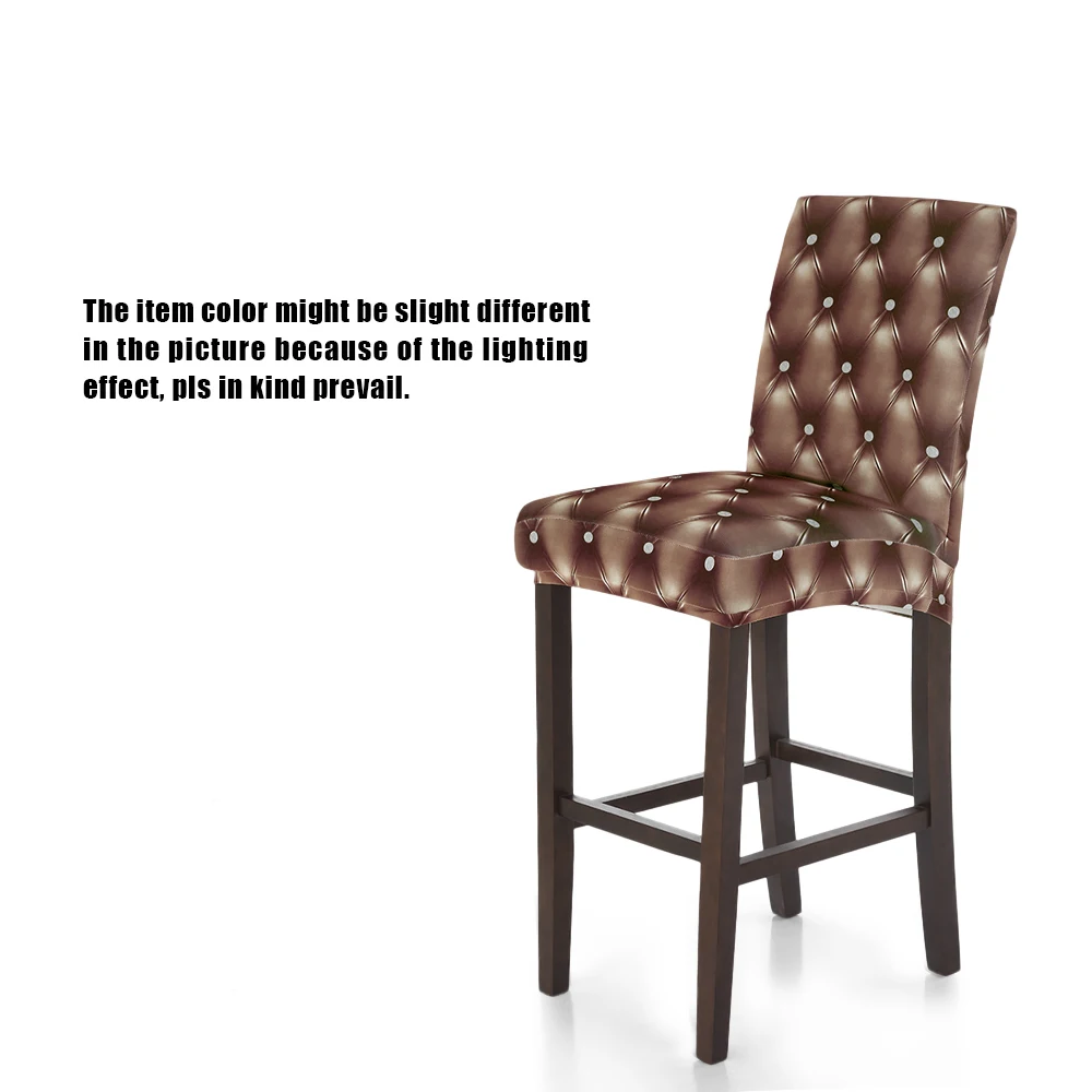 4 Цвета Универсальный Эластичный тканевый стул 3D печать чехлы для стульев