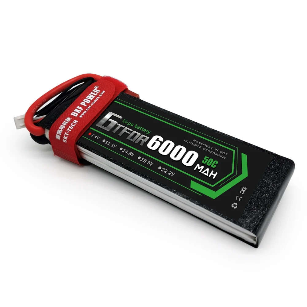 GTFDR 2S 7 4 V 6000mah 50C-100C Lipo батарея XT60 T Deans XT90 EC5 для FPV дрона самолета автомобиля