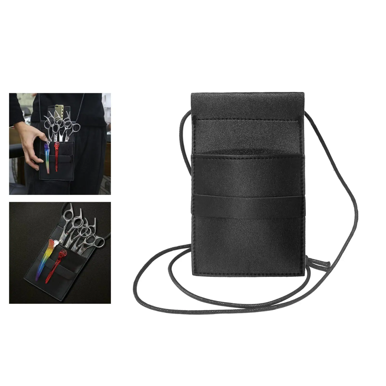 

Hair Stylist Scissor Holder Pouch with Adjustable Strap for Hairdressers Holster Bag Salon Tools
