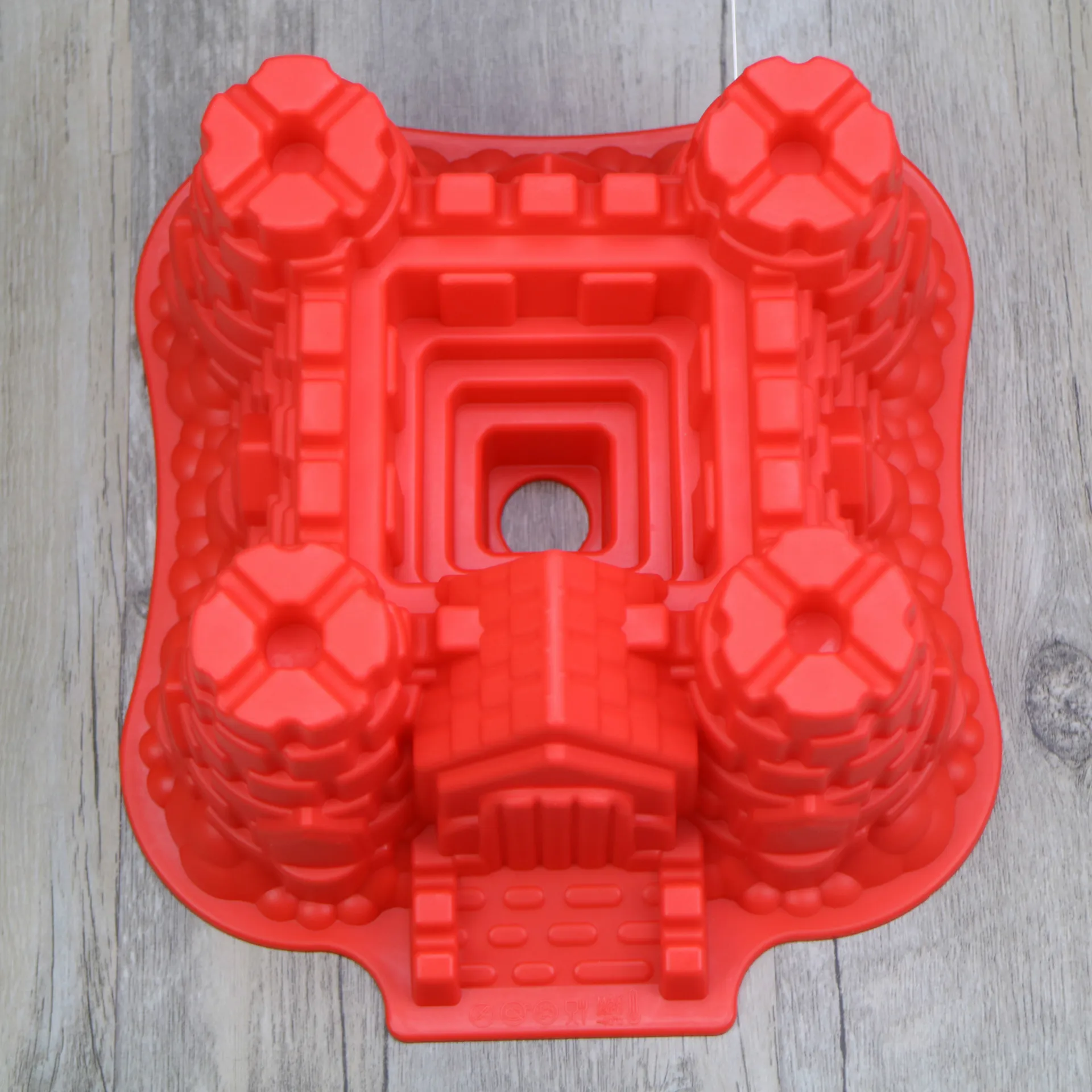 Силиконовая форма для торта в виде замка выпечки кухонные инструменты сделай сам