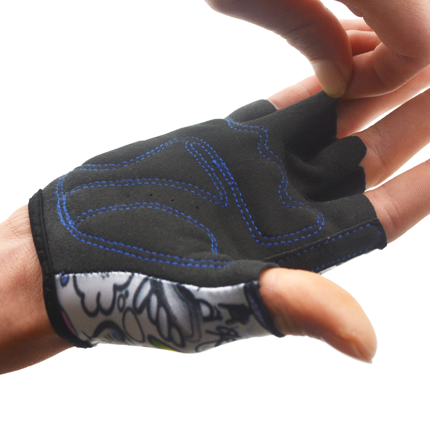 Детские велосипедные перчатки для мальчиков и девочек детские с полупальцами