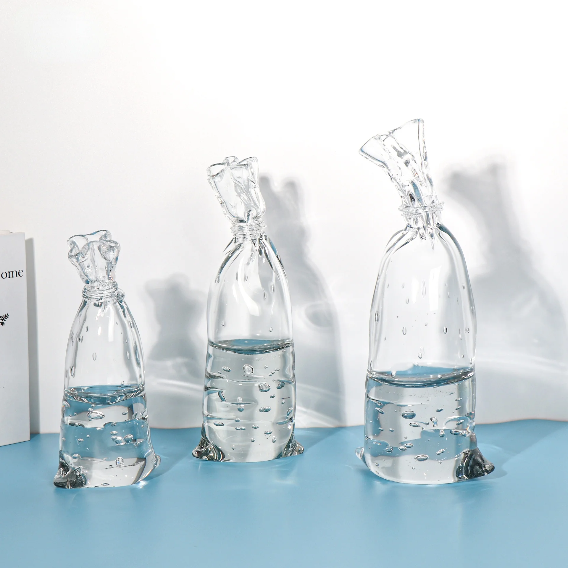 

Nordic Modern Home Hallway Creative Glaze Water Bag Set Decoration Hotel Soft Outfit Decorations