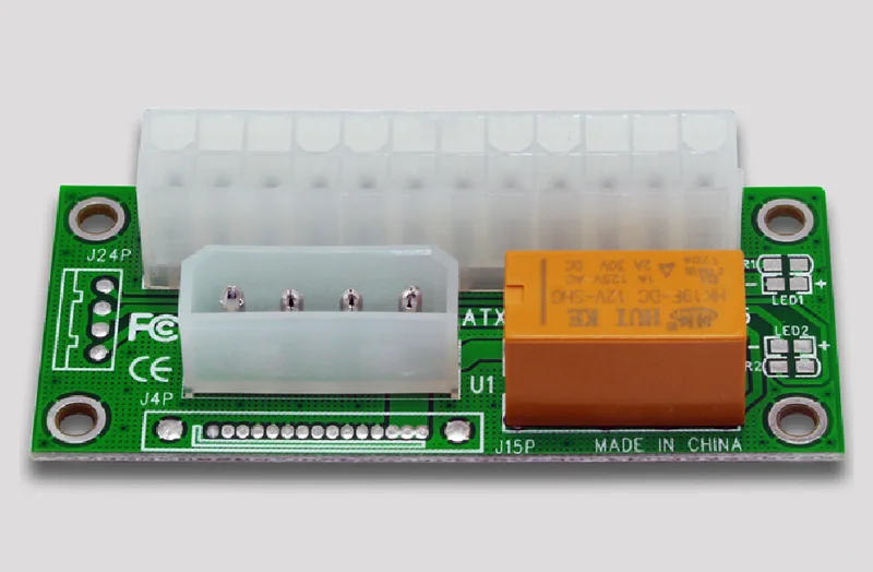 Новейший ATX 24 контакта на 4 двойной блок питания синхронизация стартер удлинитель