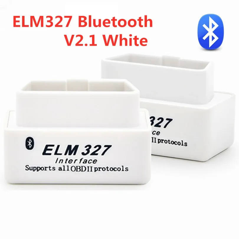 Новинка 2019 V2.1 Белый Супер Мини ELM327 Bluetooth OBD2 сканер умный автоматический