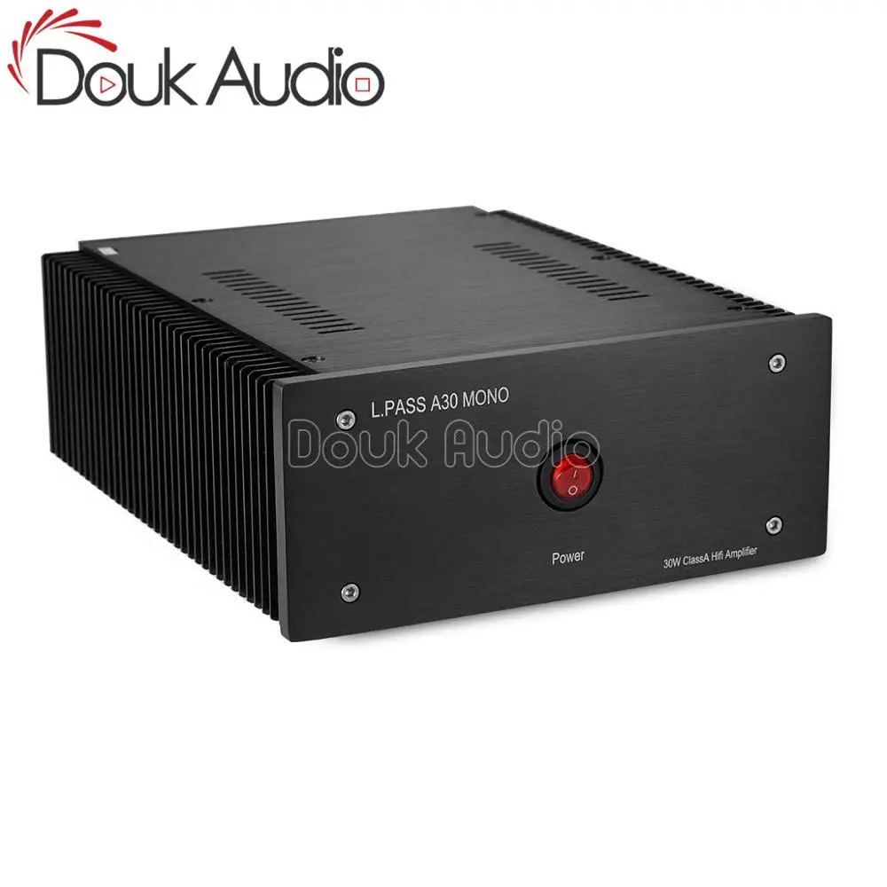 Douk аудио Hi-end моноканальный усилитель мощности MOSFET одноконечный класс A XLR балансный усилитель Amp Pass A30 схема