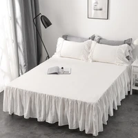 ins nordic bed skirt bedspread princess style bedroom bedding pillowcase 48x74cm bedspread decoration