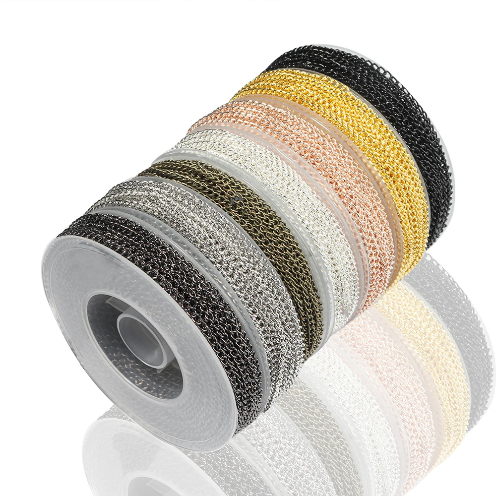 Цепочка Из Нержавеющей Стали фурнитура для изготовления ожерелья сделай сам