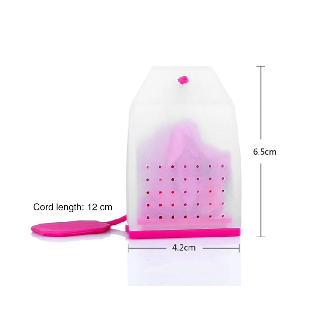 

Food-grade Silicone Tea Bags Colorful Style Tea Strainers Herbal Loose Tea Infusers Filters Scented Tea Tools Teapot Accessory