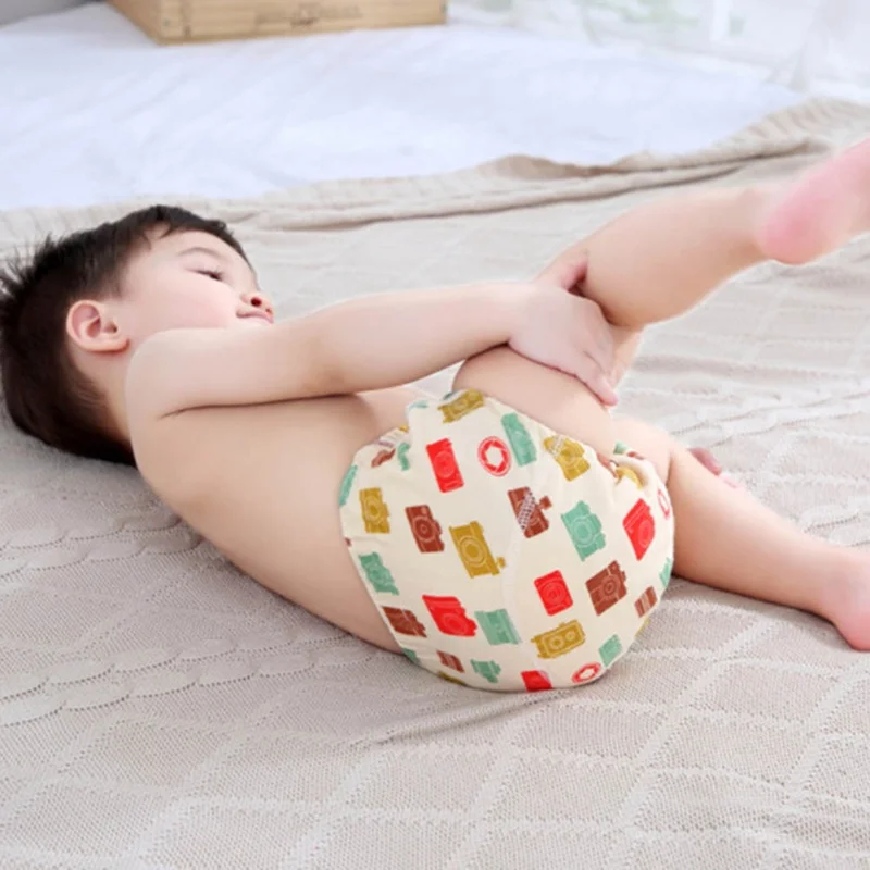 

Многоразовые моющиеся подгузники для новорожденных, Детские водонепроницаемые подгузники