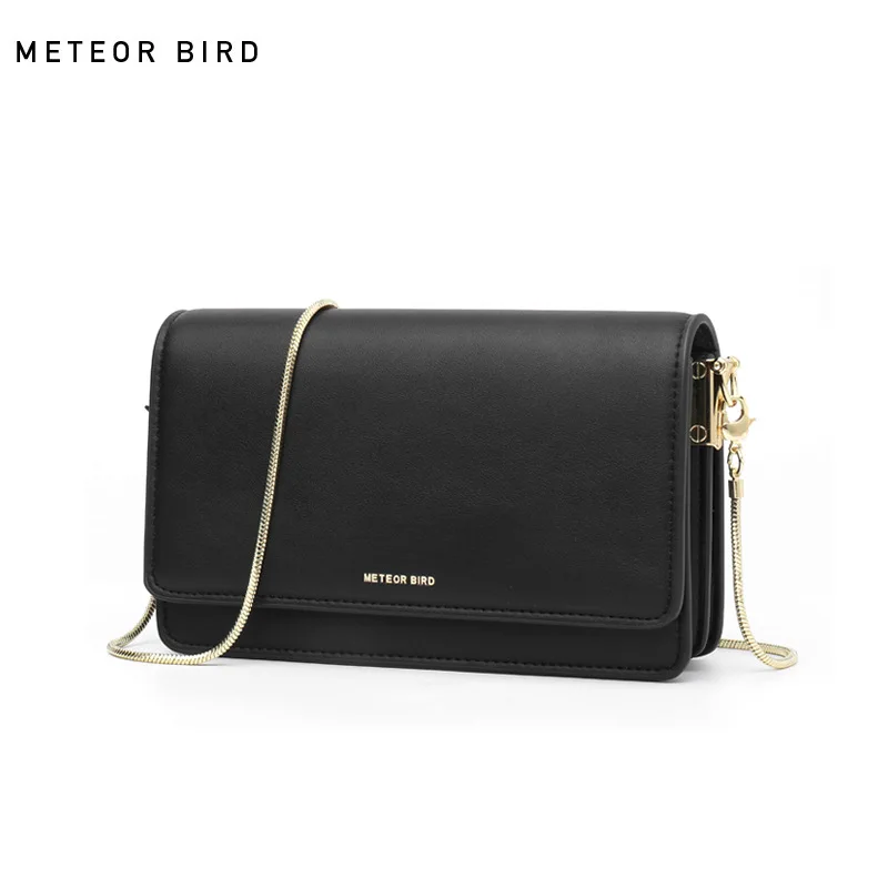 Кожаная женская сумка 2019 новая на одно плечо простая косая через Женская